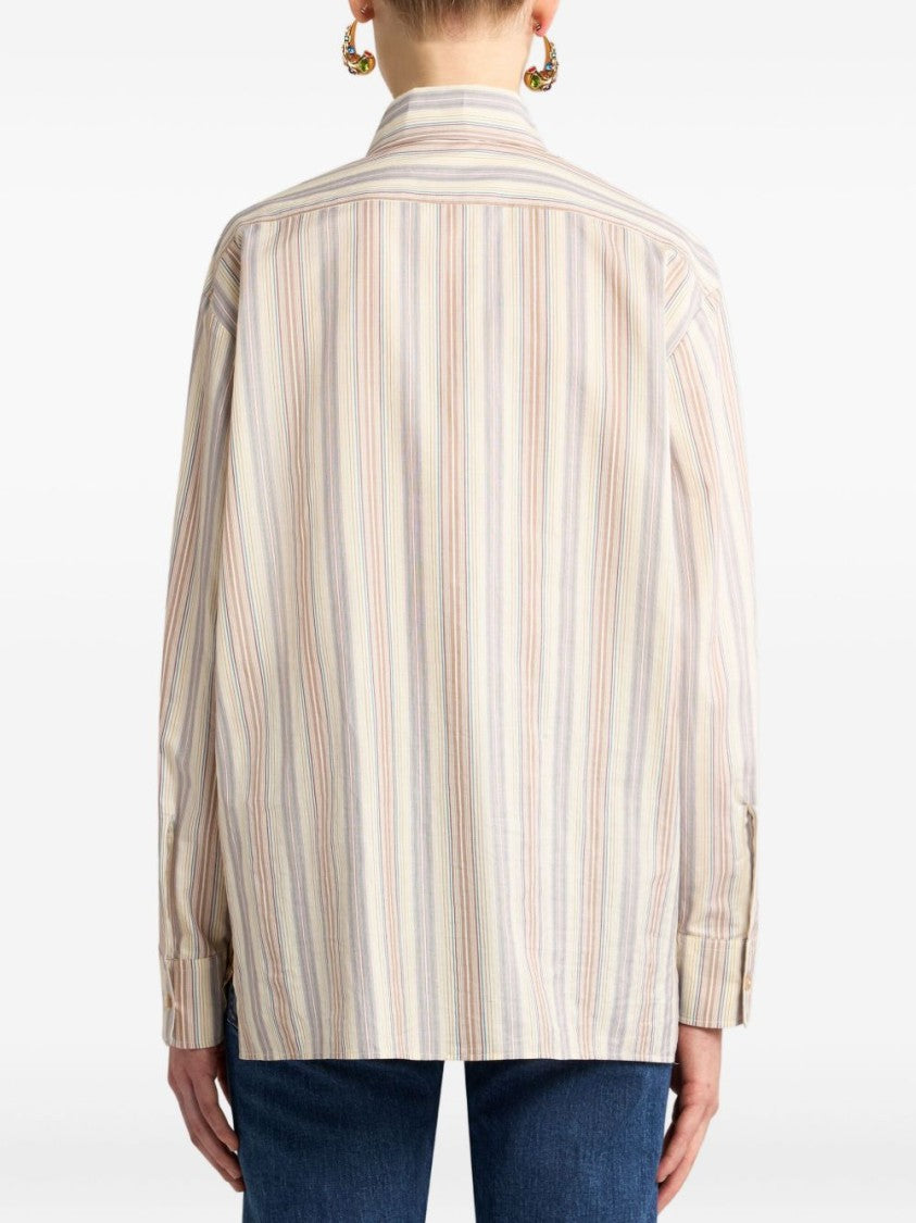 Etro Multicolored Paisley And Floral Pattern Shirt