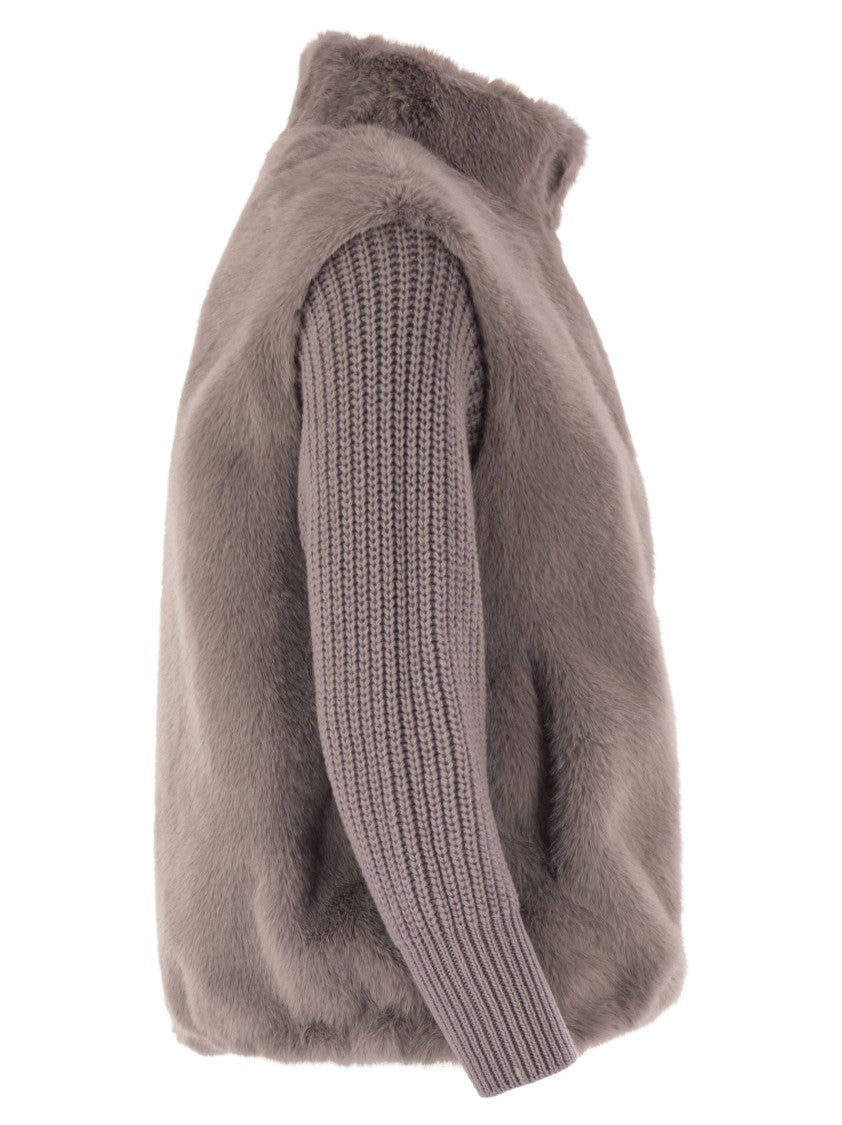 Herno Faux Fur Jacket