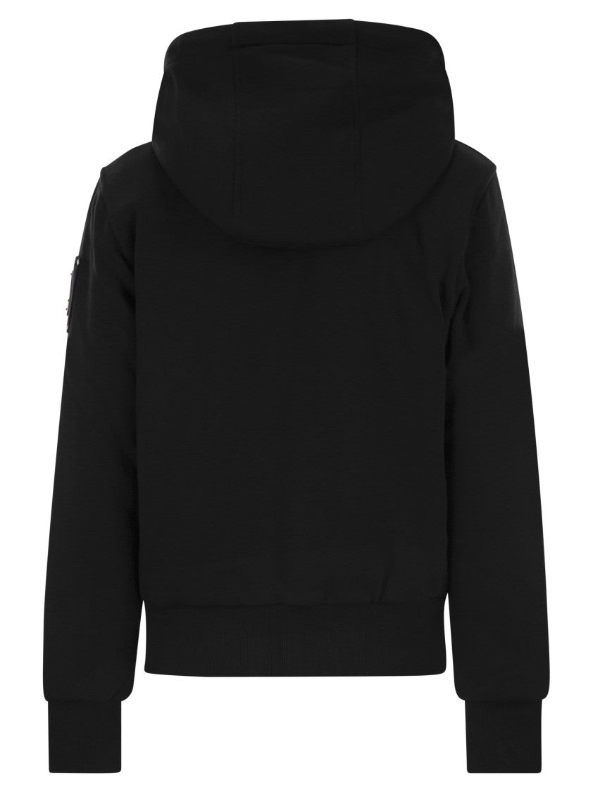 Moose Knuckles Classic Bunny - Sweatshirt With Faux Fur