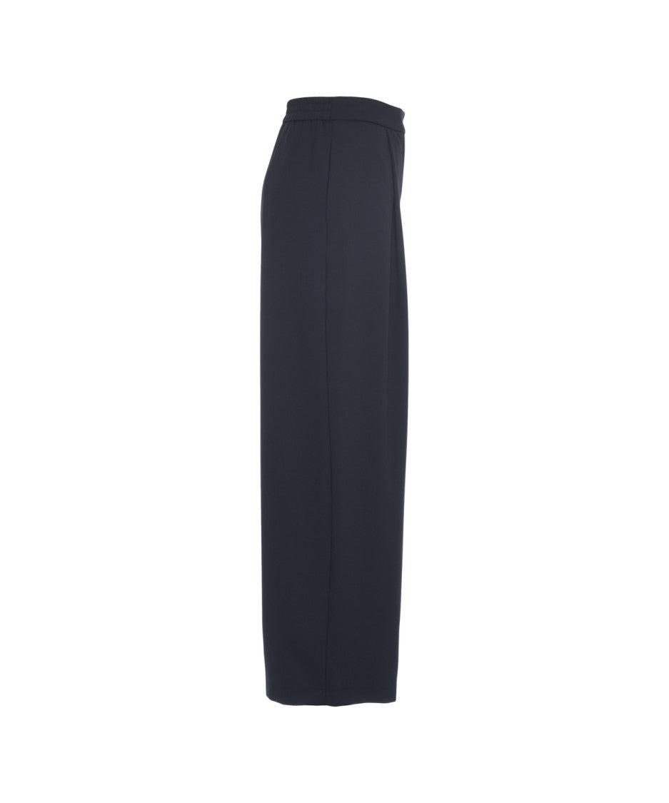 Kaos Pleated Wide-Leg Trousers With High Waist