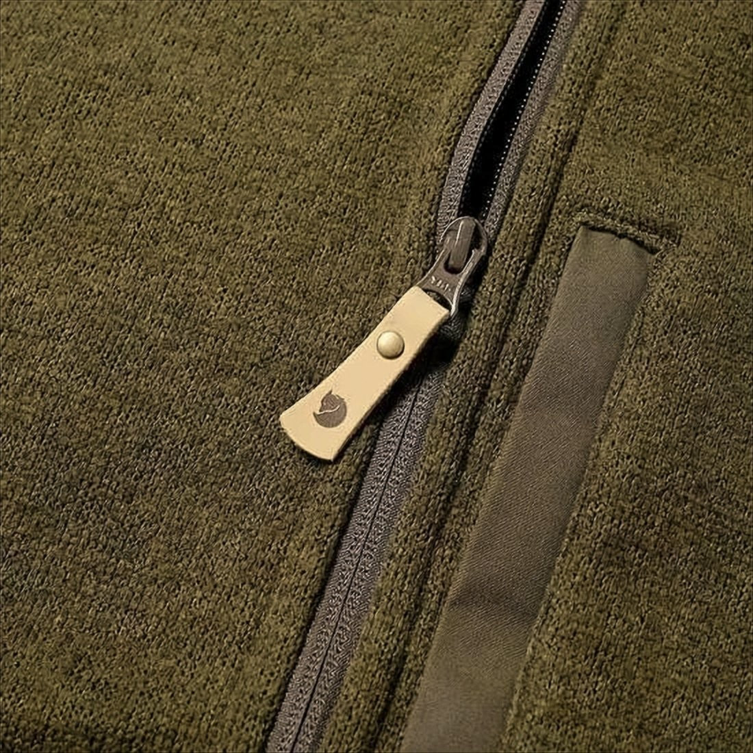 Fjallraven Kanken Textured Knit-Like Polyester Jacket With Leather Pull Tab
