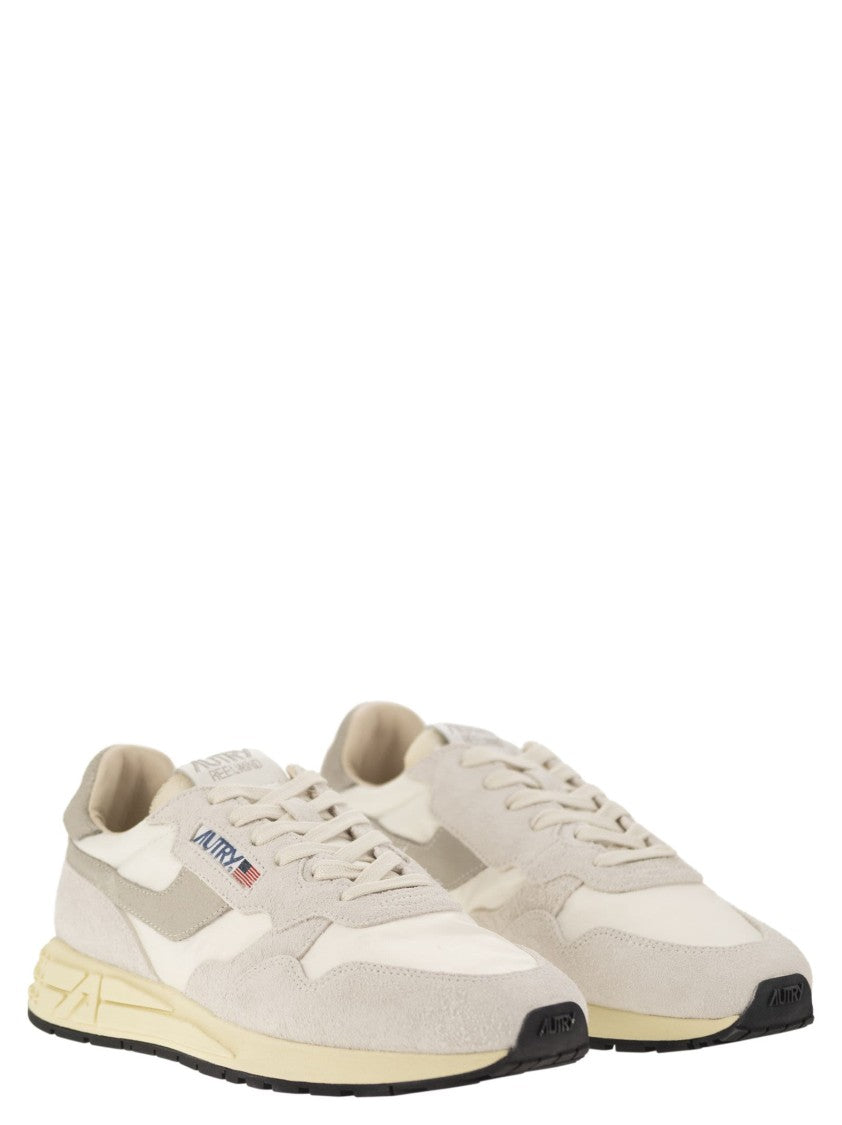 Autry Reelwind - Suede And Technical Textile Trainer