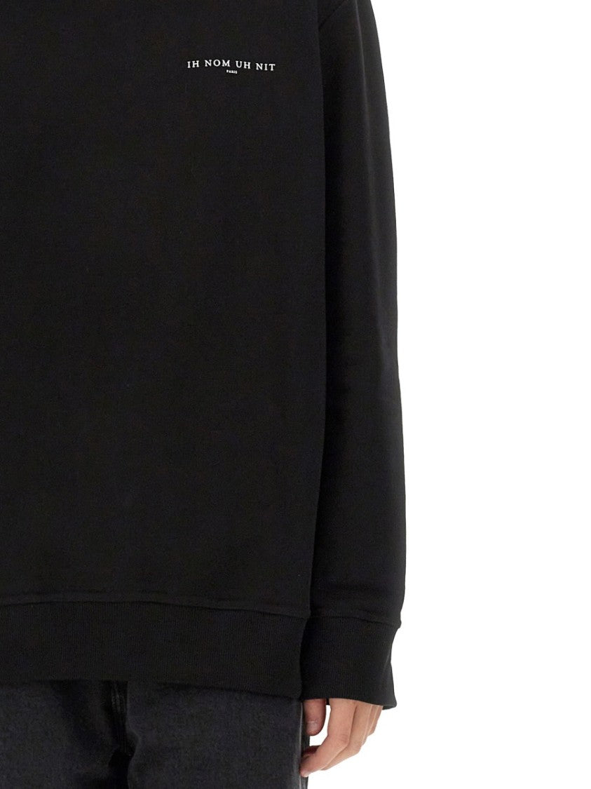 Ih Nom Uh Nit Crown Mask Print Sweatshirt