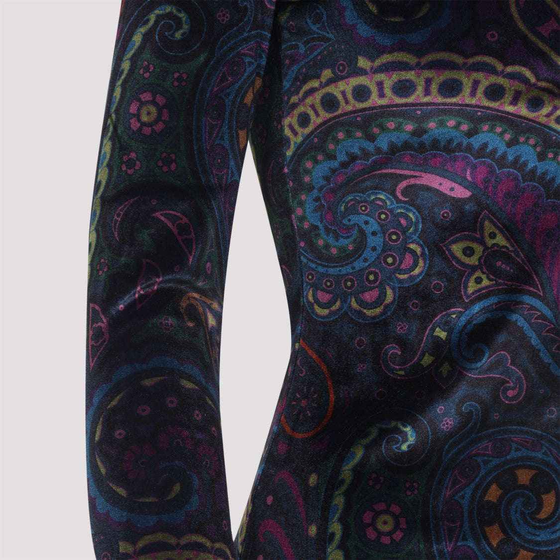 Etro Long-Sleeved Top With Paisley Pattern