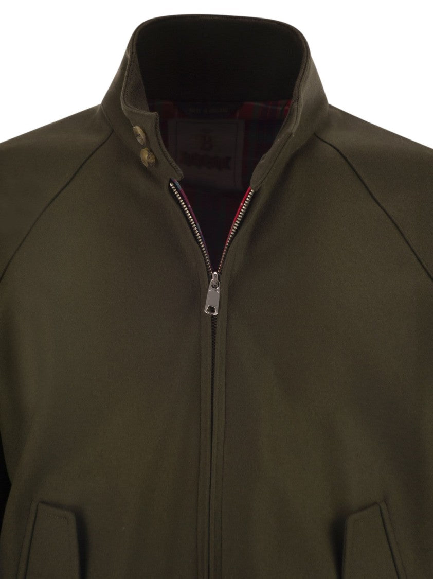Baracuta G9 Melton - Wool And Cashmere Bomber Jacket