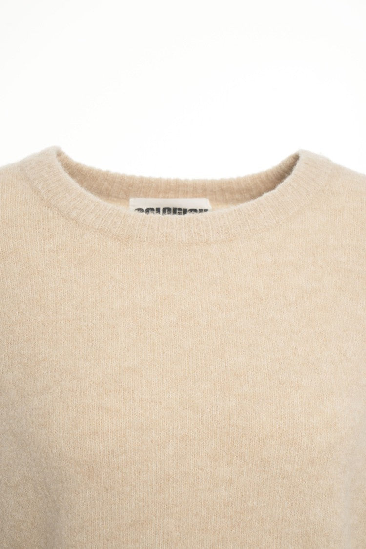 Crush Soft Textured Mohair Blend Sweater