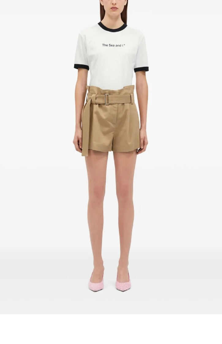 Msgm Tailored High-Waist Bermuda Shorts