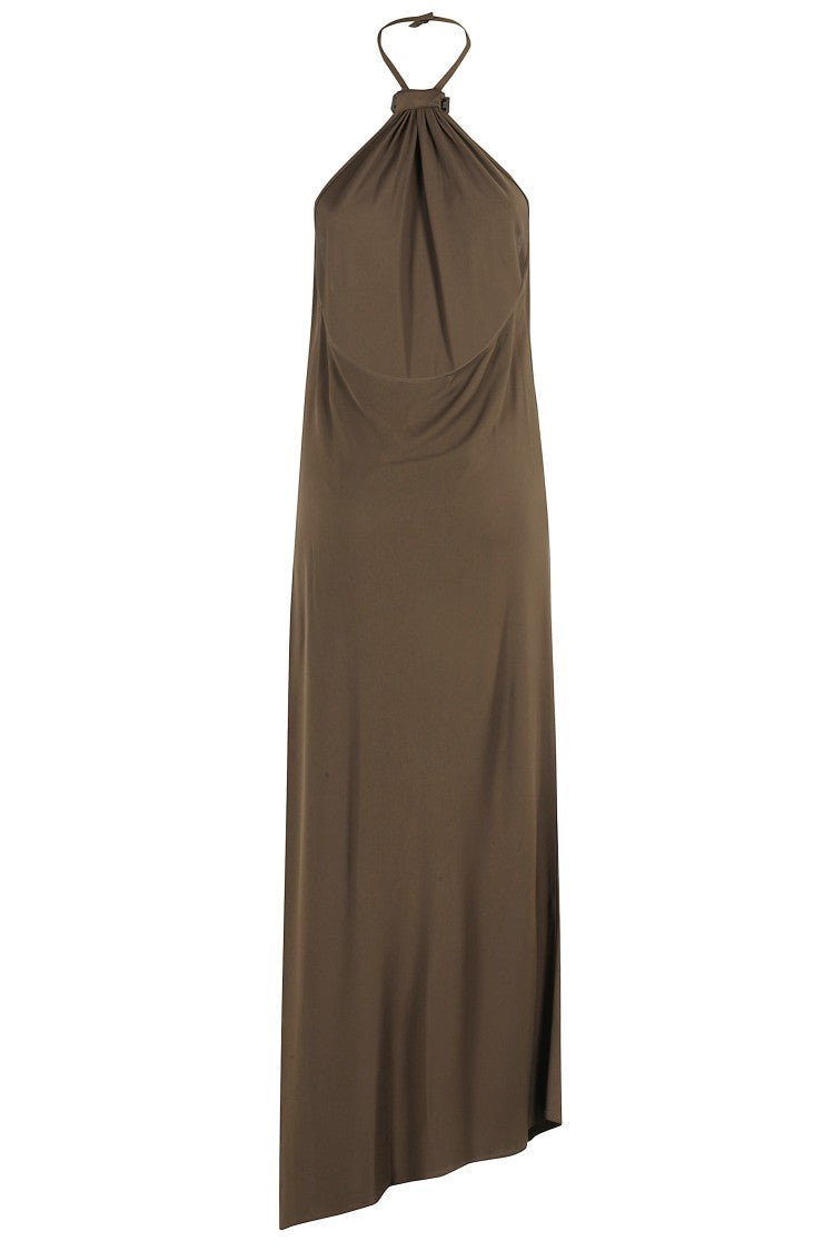 The Attico Military Green Midi Dress