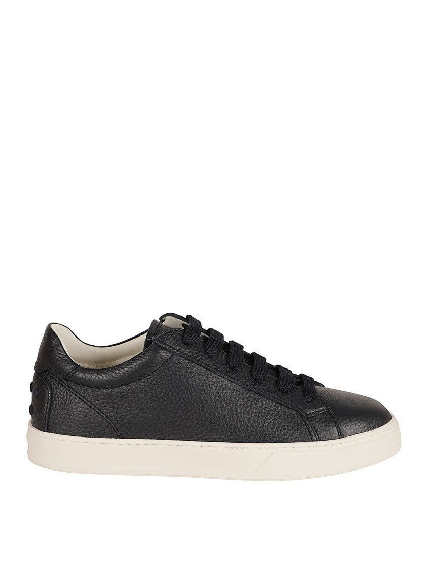 Tod's Calfskin Sneakers With Embossed Pebbles