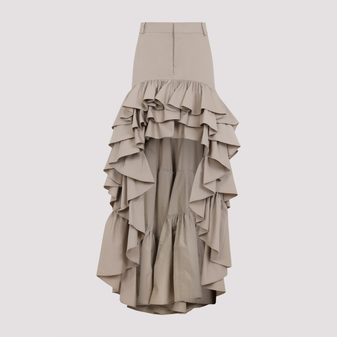 Moschino Beige Cotton Long Skirt
