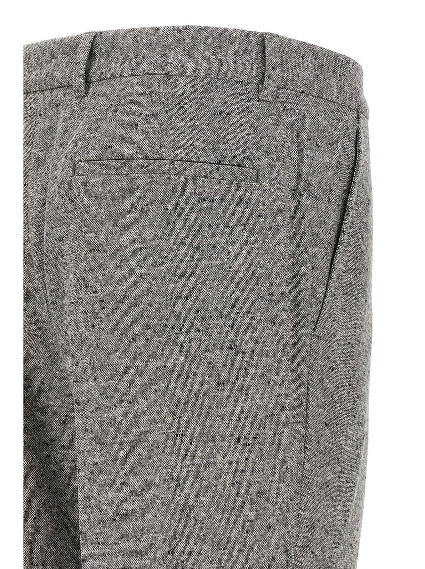 Brunello Cucinelli Textured Grey Wool