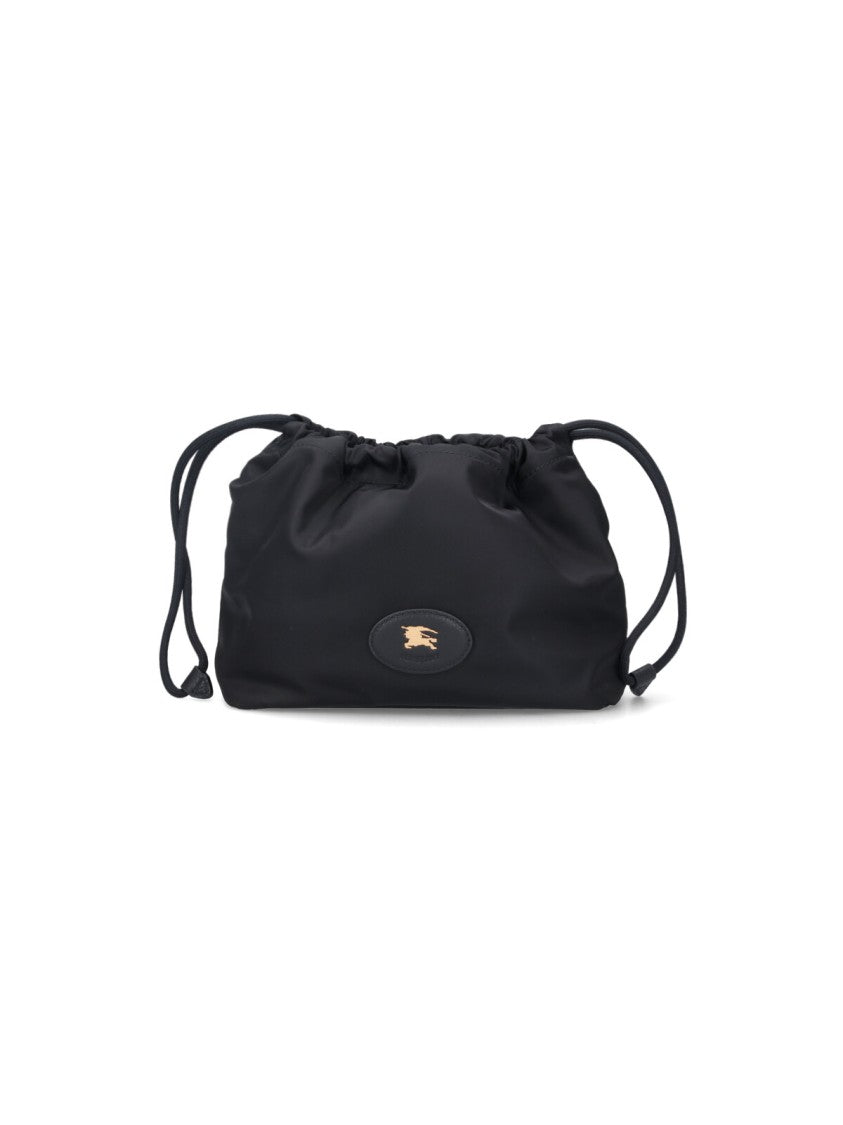 Burberry "Horseshoe" Pouch – Black