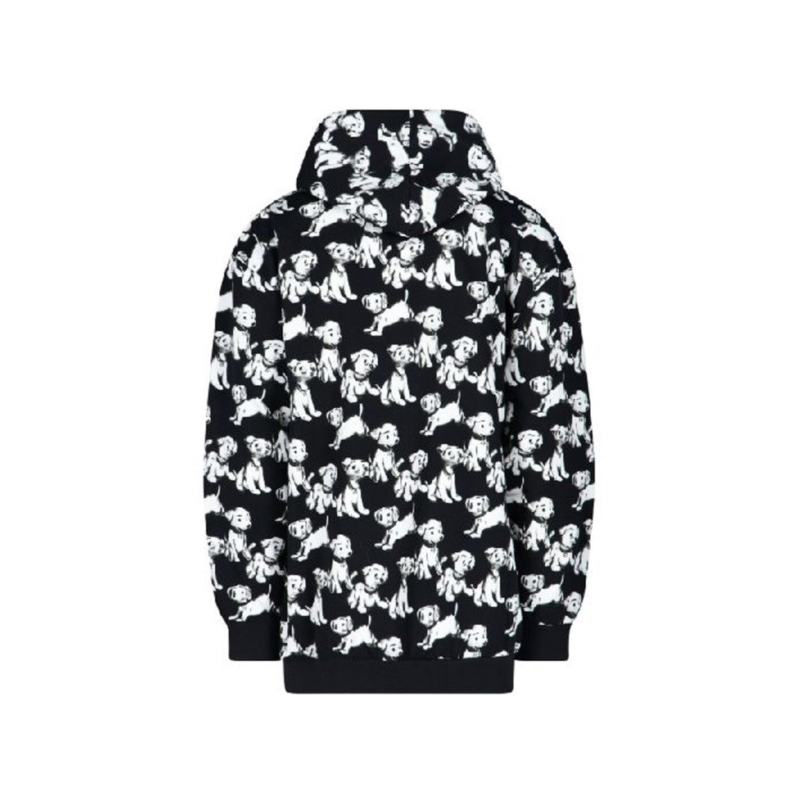 Celine Hooded Printed Dogs Sweatshirt