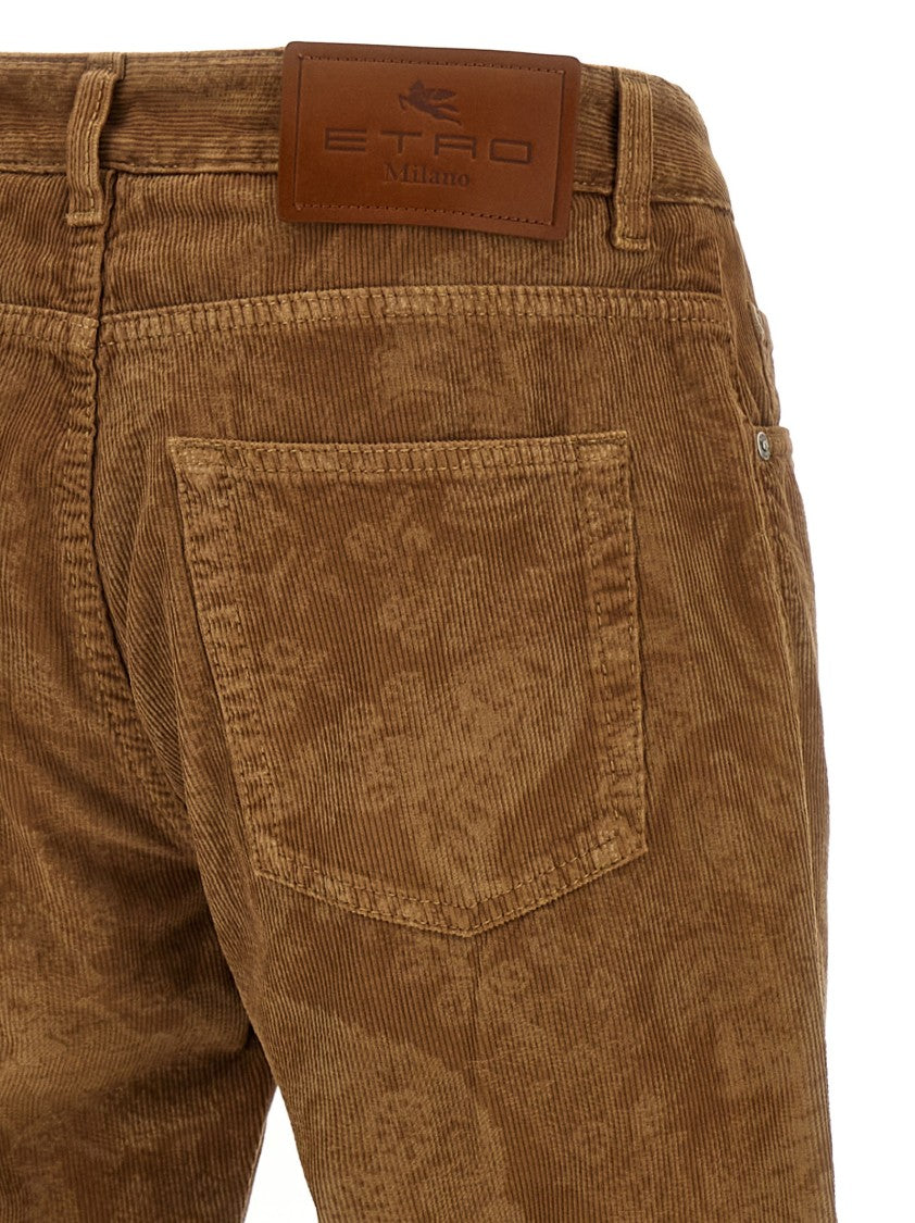 Etro Paisley' Velvet Pants
