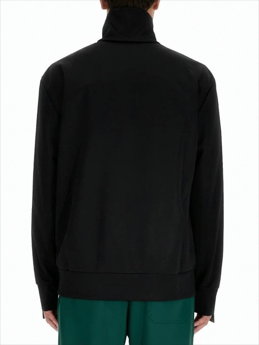 Golden Goose Zip-Up Jacket With Star Prints And Logo