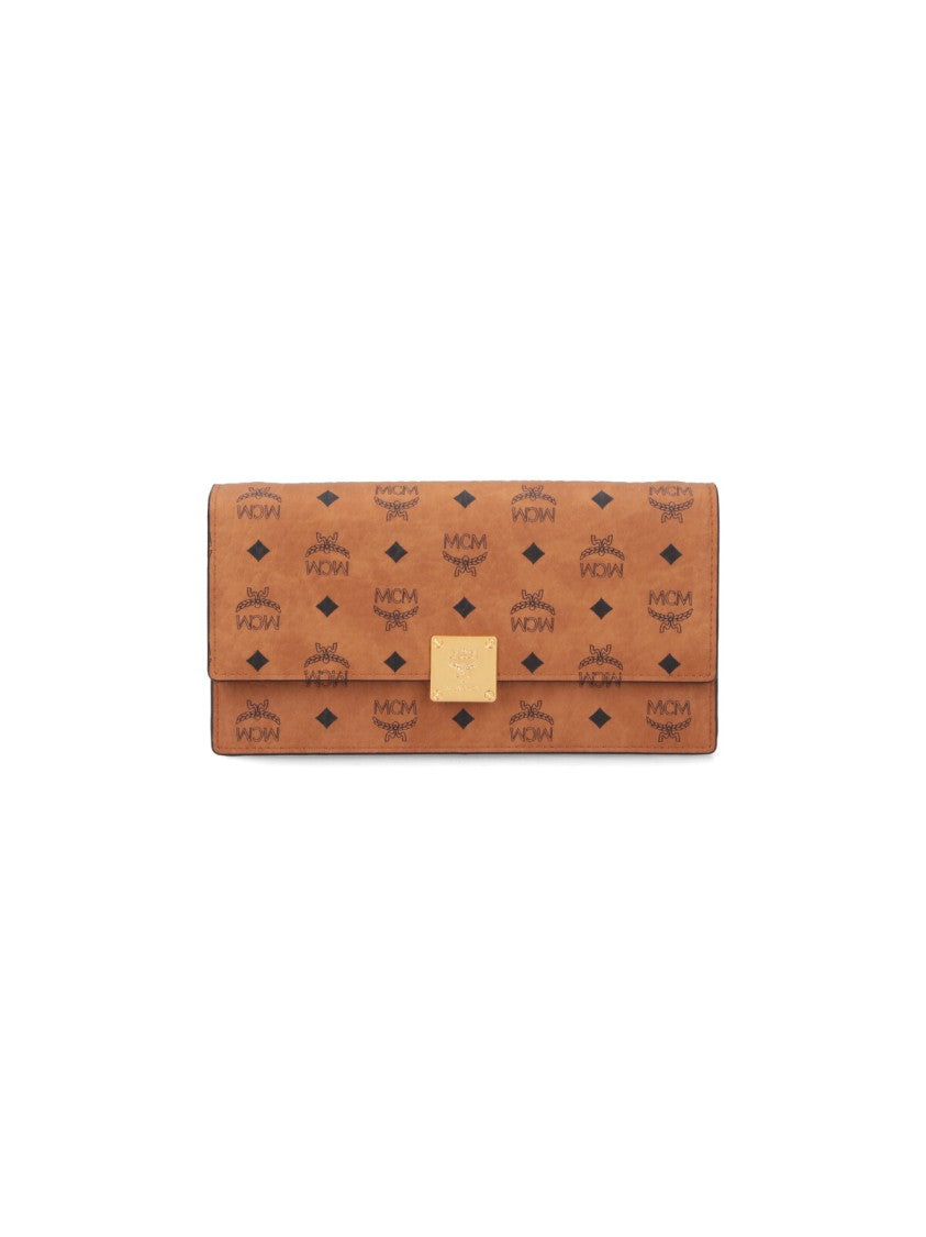 Mcm Large Wallet With Adjustable Shoulder Strap