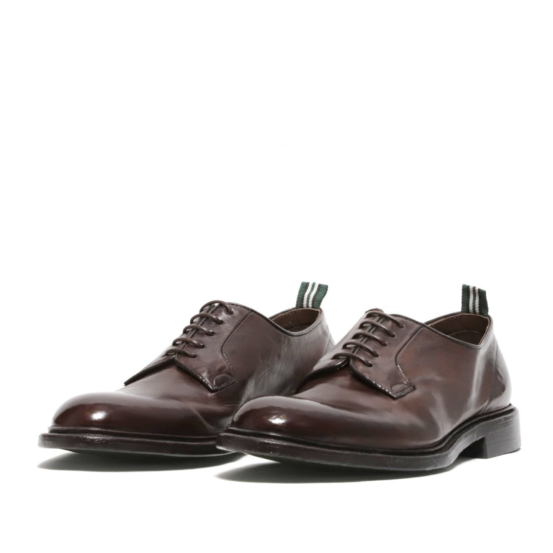 Green George Brown Leather Tied Derby