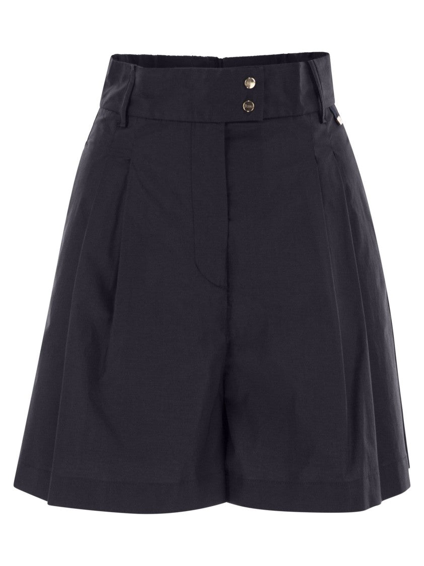 Herno Stretch Cotton Bermuda Shorts
