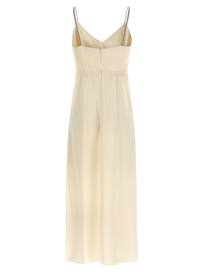 Peserico Viscose Satin Midi Dress