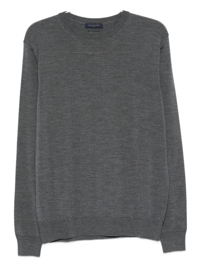 Daniele Fiesoli Classic-Fit Wool Sweater In Medium Grey