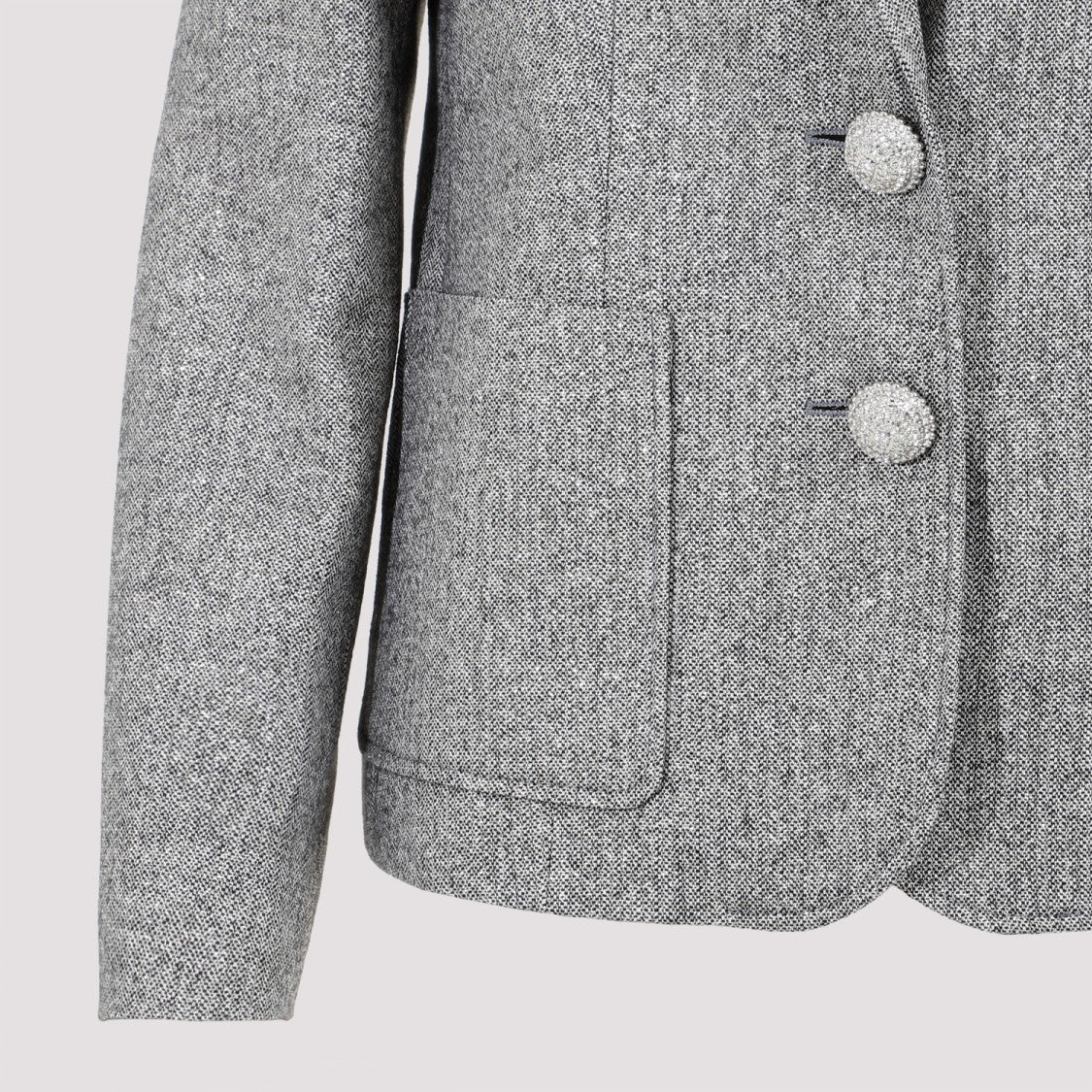 Giambattista Valli Ivory Black Cotton Jacket