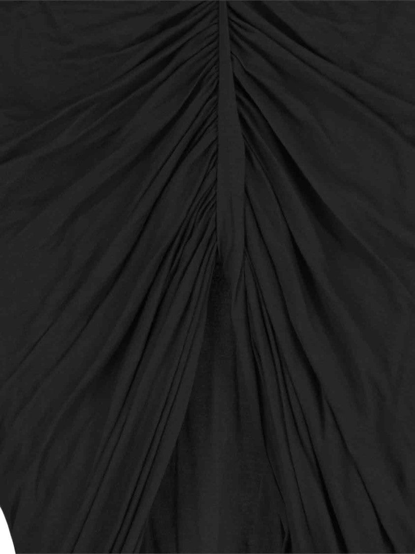 Rick Owens Asymmetric Mini Skirt – Black