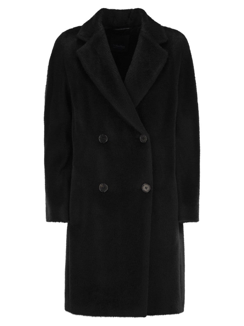 Max Mara Roseto Alpaca And Wool Midi Coat