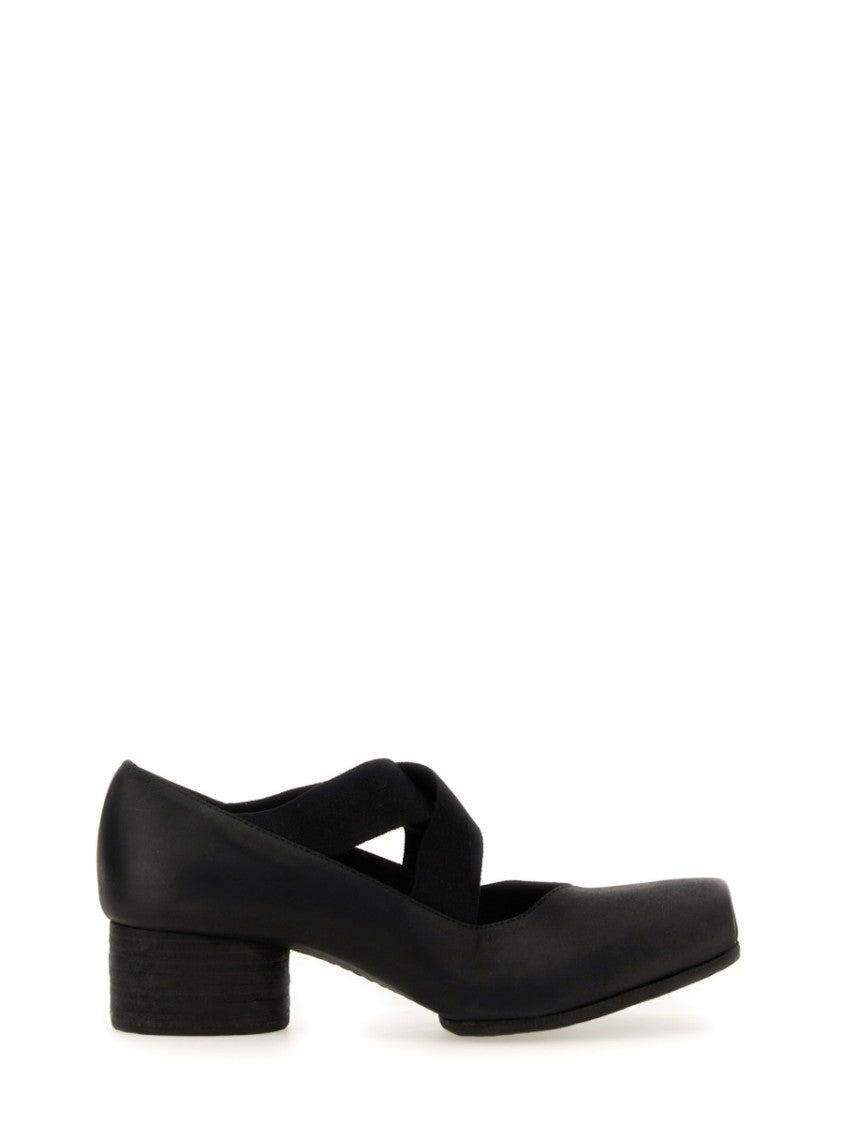 Uma Wang Carbon Fiber Ballerina Shoes With Textured Sole