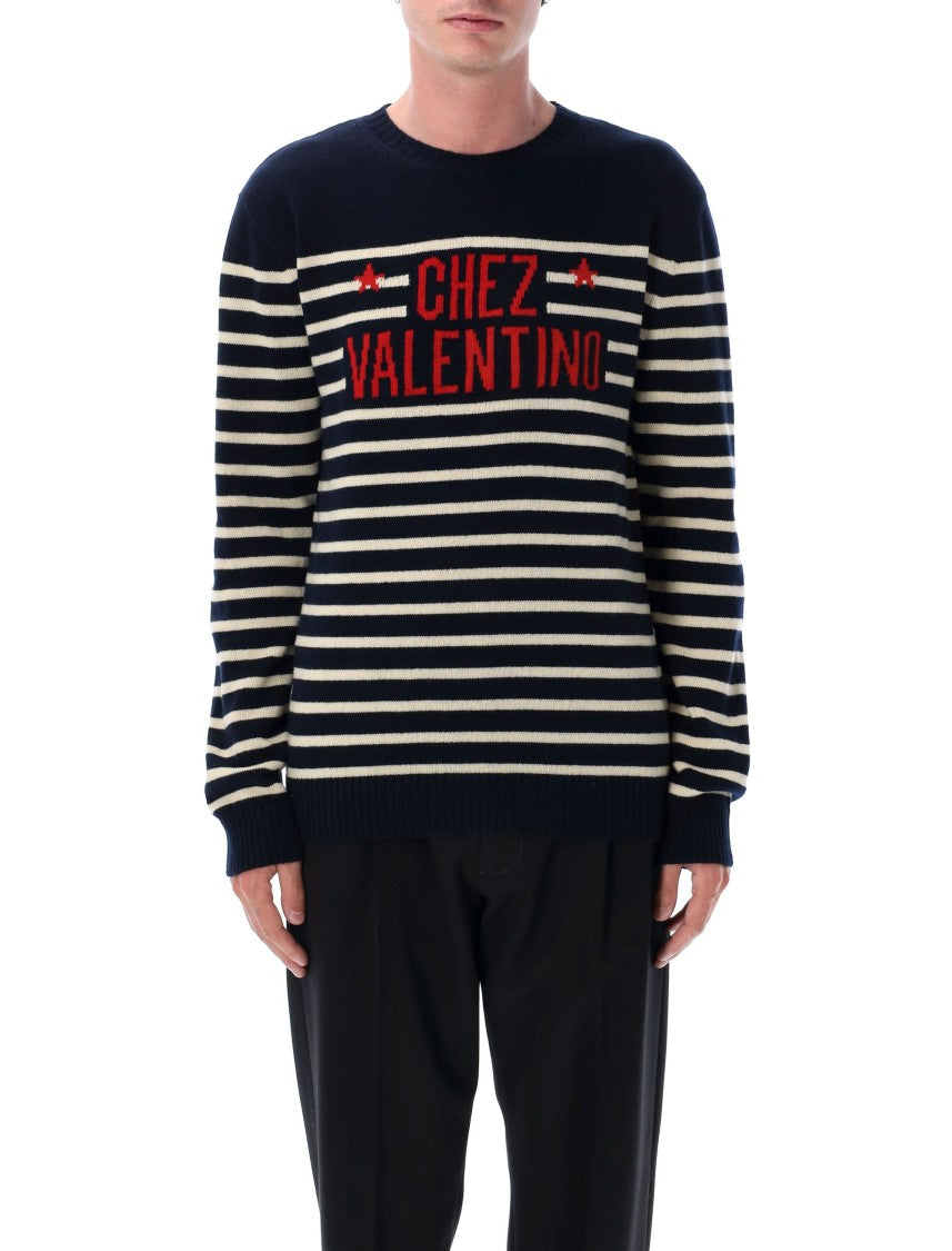 Valentino Garavani Knit Stripe Sweater