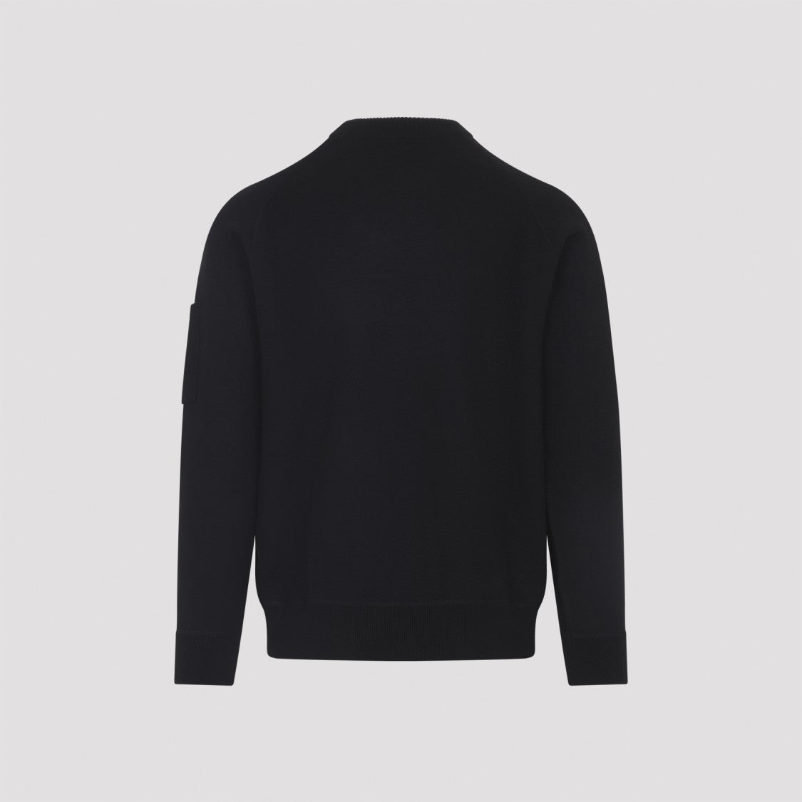 C.P. Company Knitted Wool Pullover With Signature Patch Logo