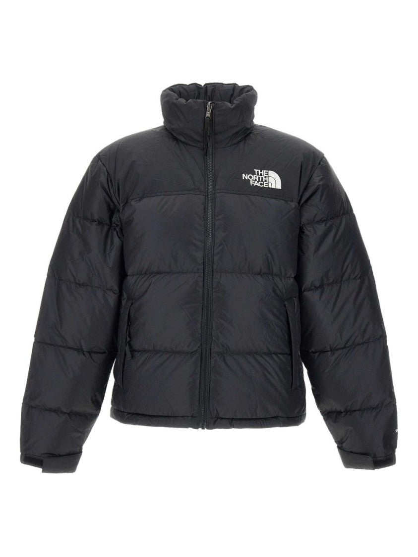 The North Face Cropped Black Coat With Goose Down Padding