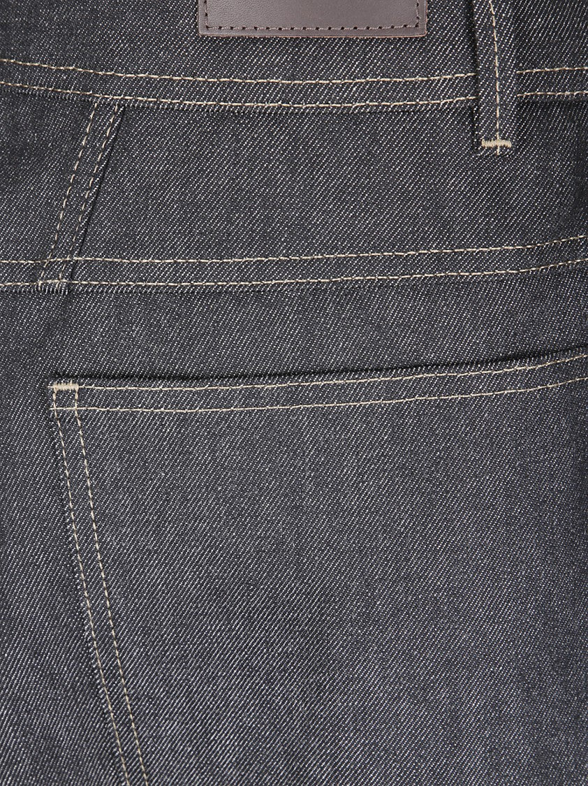 Lemaire Twisted Workwear Pants With Versatile Pockets And Relaxed Fit