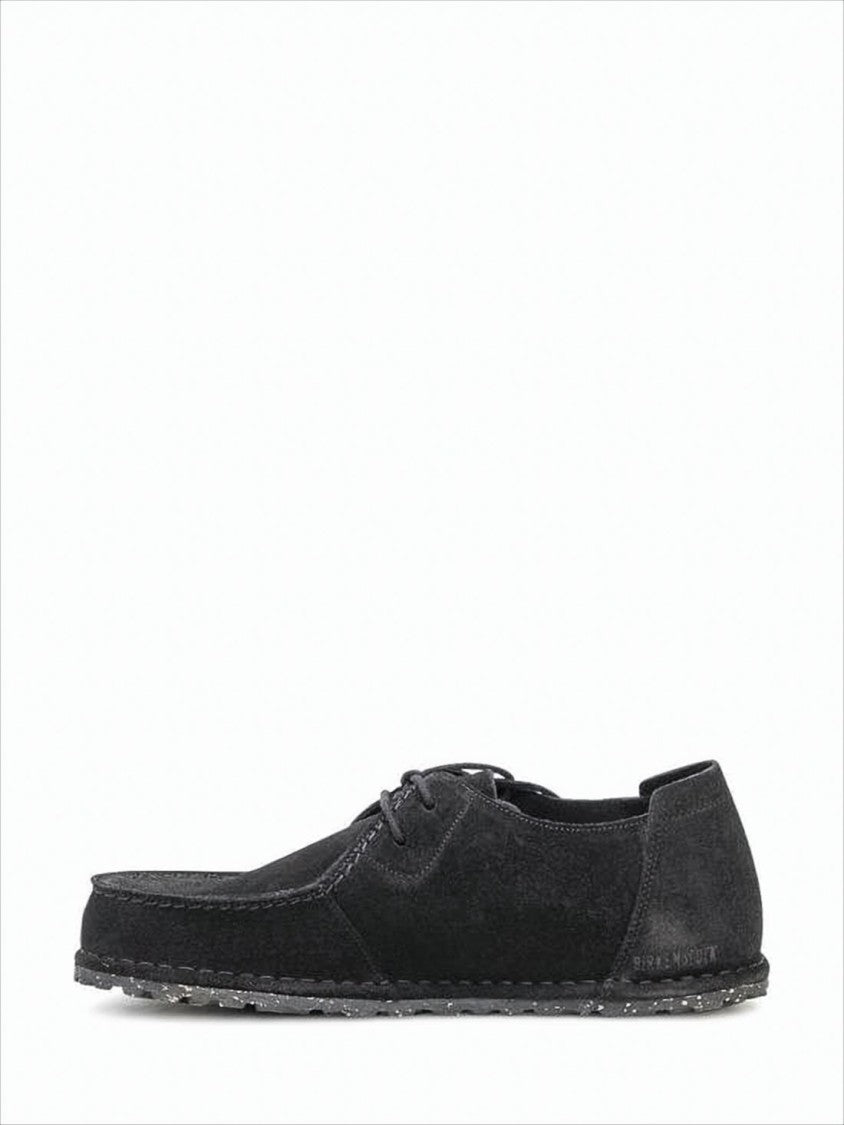 Birkenstock Moccasin-Inspired Suede Sneakers With Textured Rubber Sole