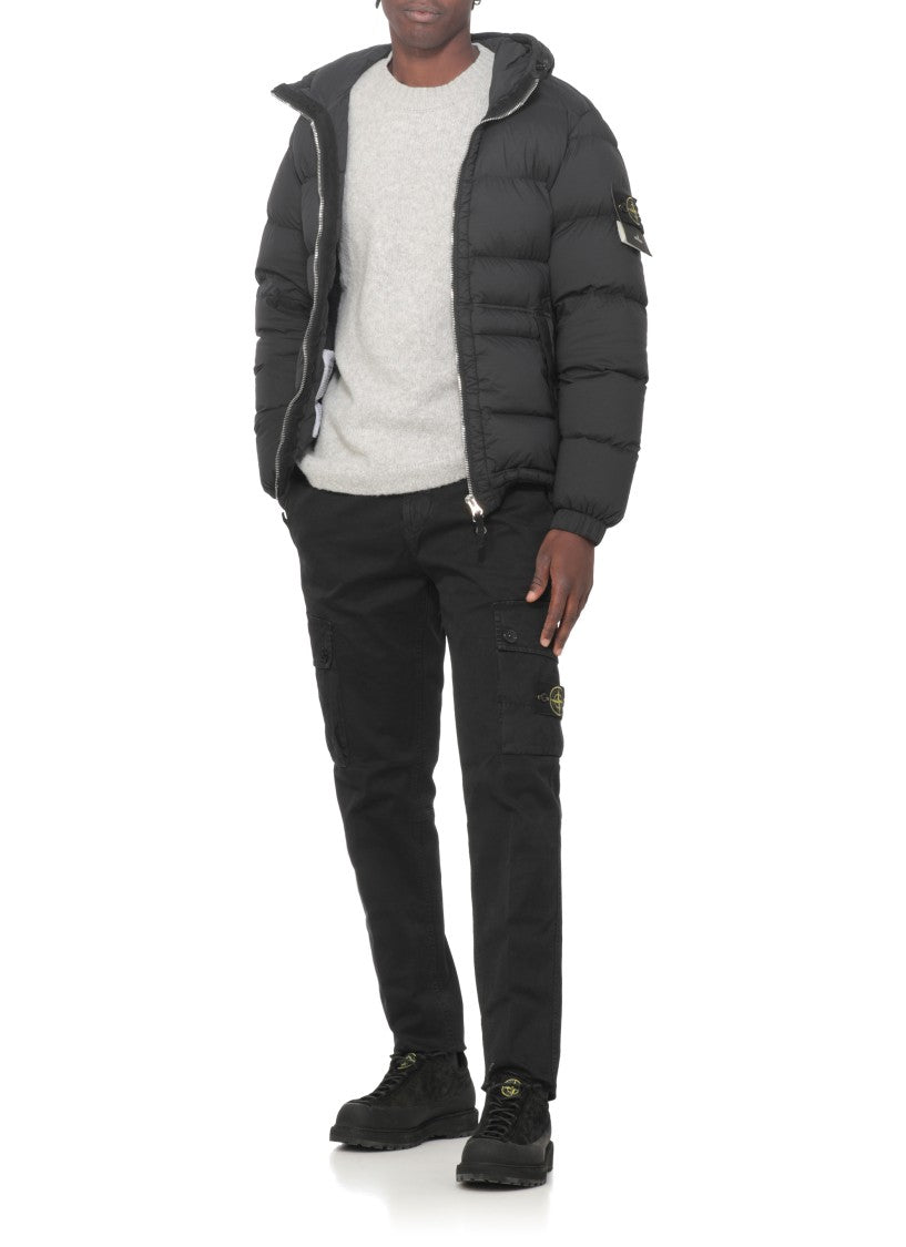 Stone Island Heather Grey Wool Sweater