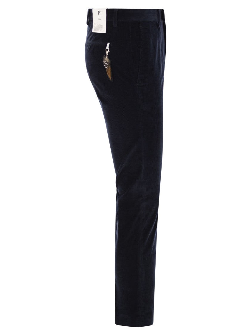 Pt Torino Velvet Milleraies Trousers