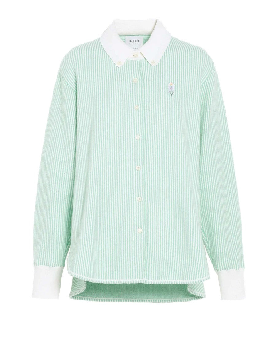 Barrie Contrasting Collar Oversized Barrie Shirt