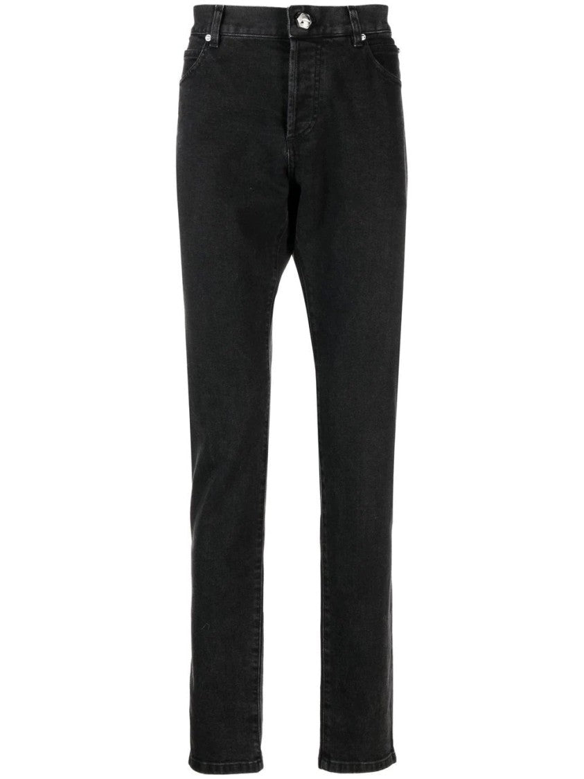 Balmain Slim Acid Wash Denim Pants