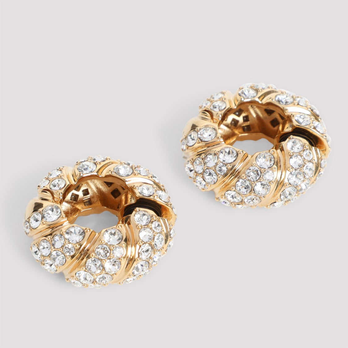 Valentino Garavani Golden Brass Earrings