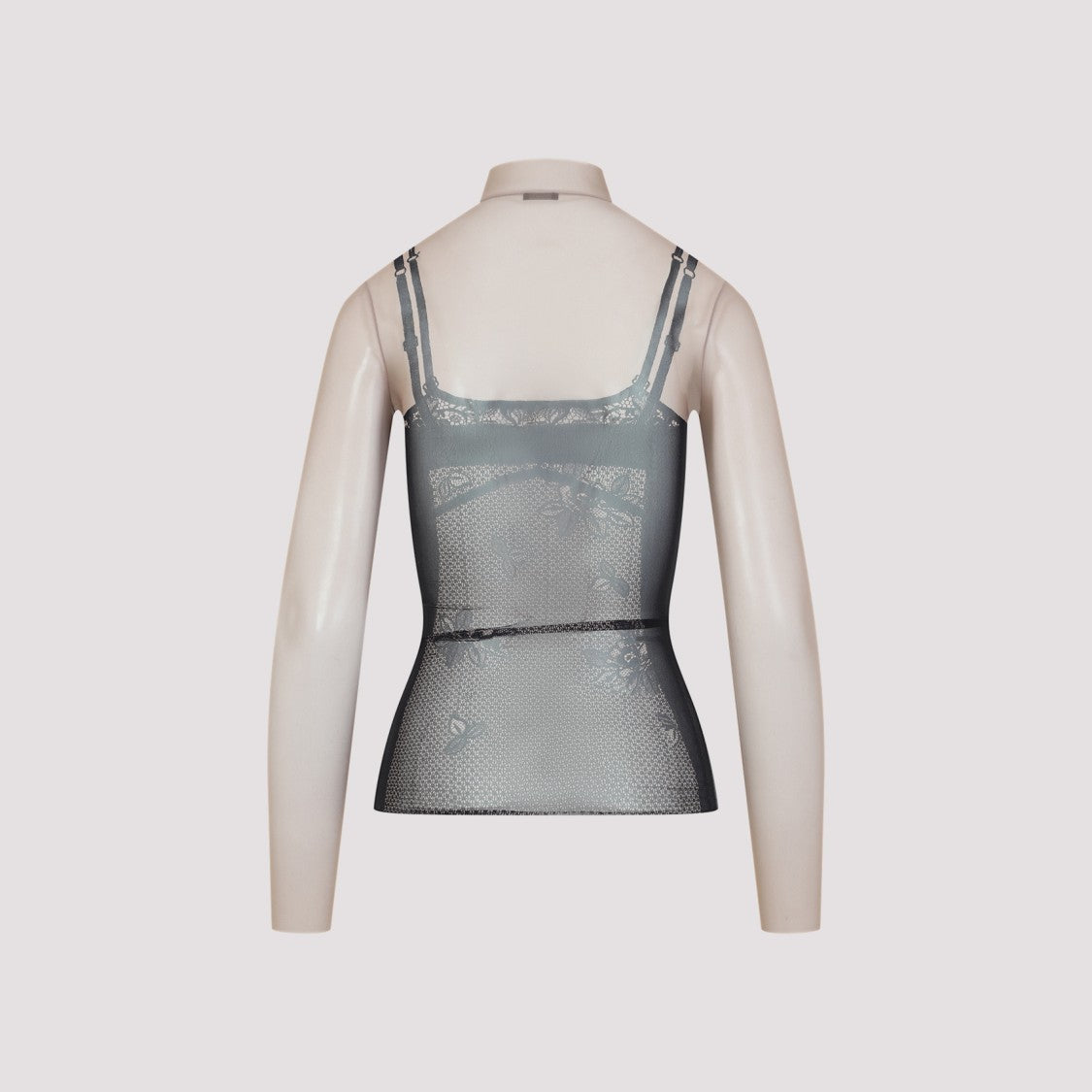 Balenciaga Trompe Oeil Lingerie Top