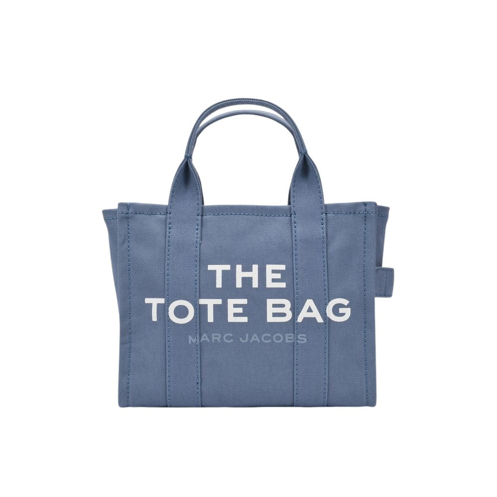 Marc Jacobs Small Traveler Tote Bag In Blue Shadow Cotton