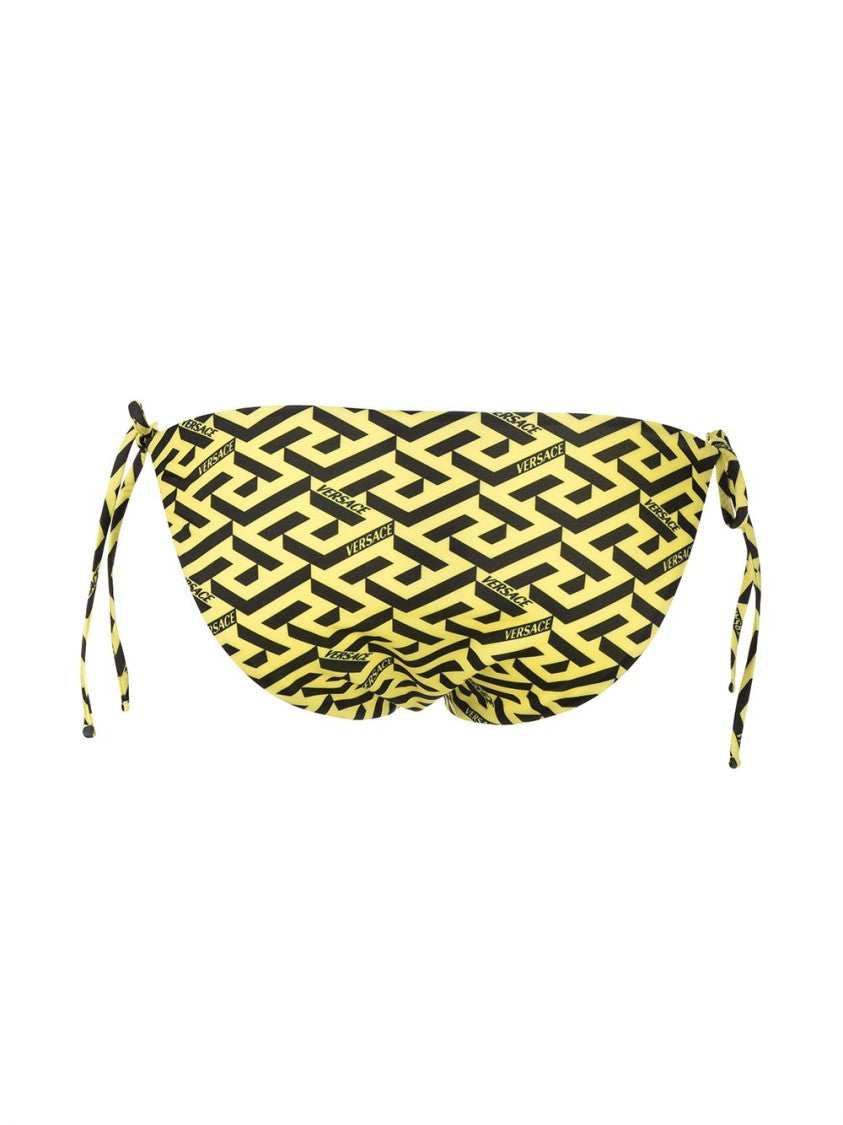 Versace Greca Signature-Print Bikini Bottoms