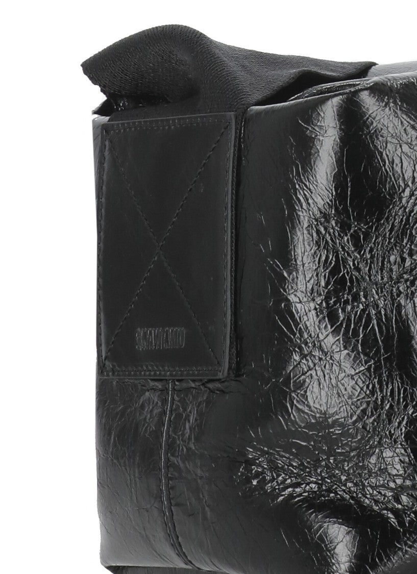Uma Wang Leather Shoulder Bag