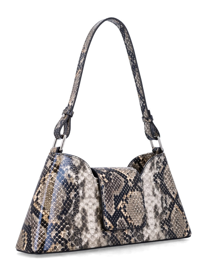 Justine Clenquet Marla Bag Phyton Print