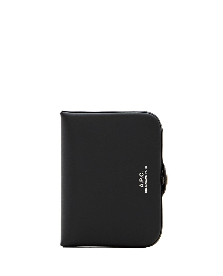 A.P.C. Compact Coin Purse With Rounded Design