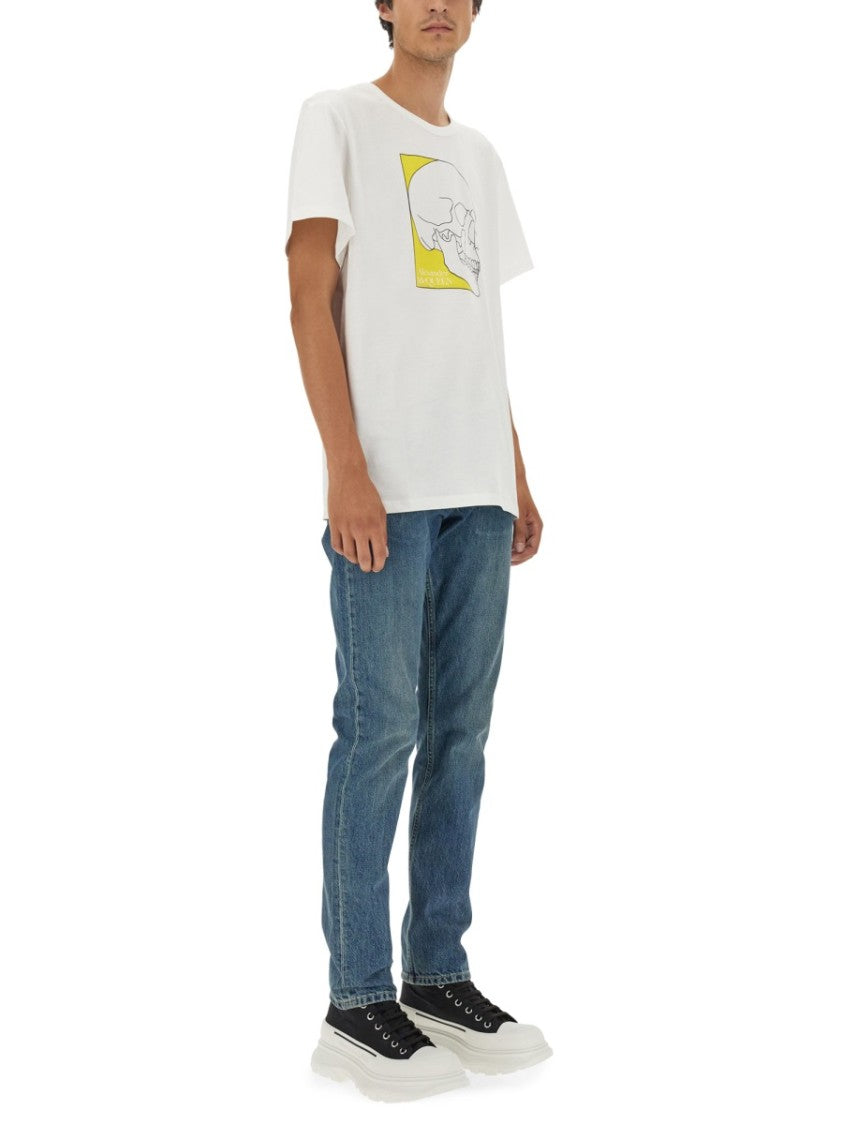 Alexander Mcqueen Skull Print T-Shirt