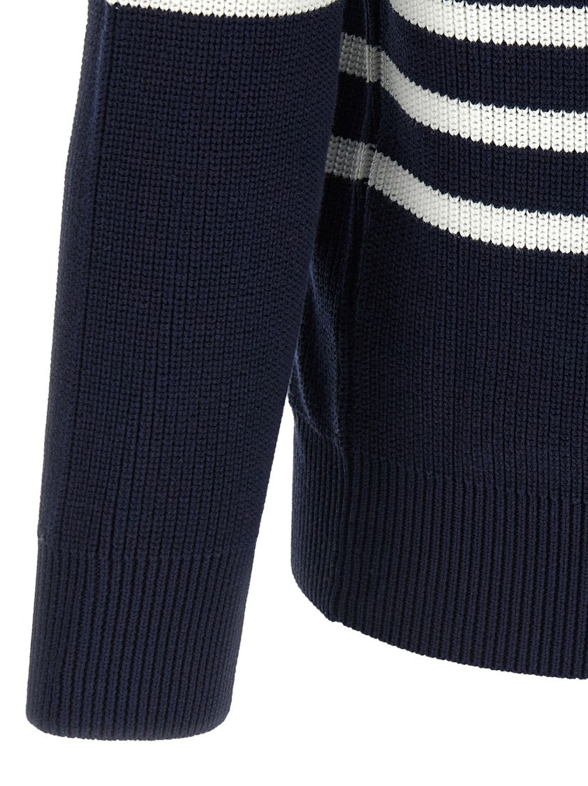 Brunello Cucinelli English Half-Ribbed Sweater