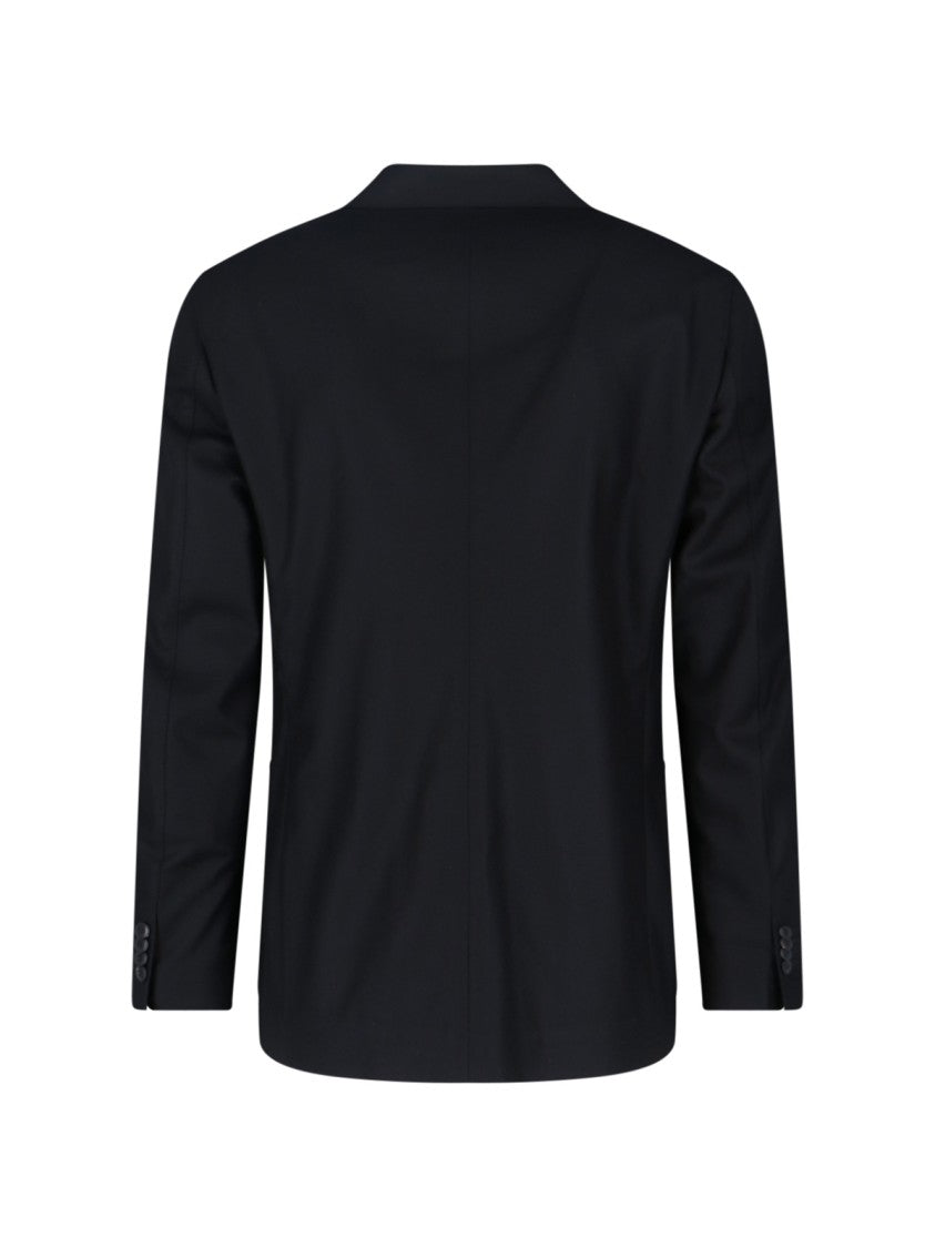 Giorgio Armani Structured Black Jacket With Minimalist Design
