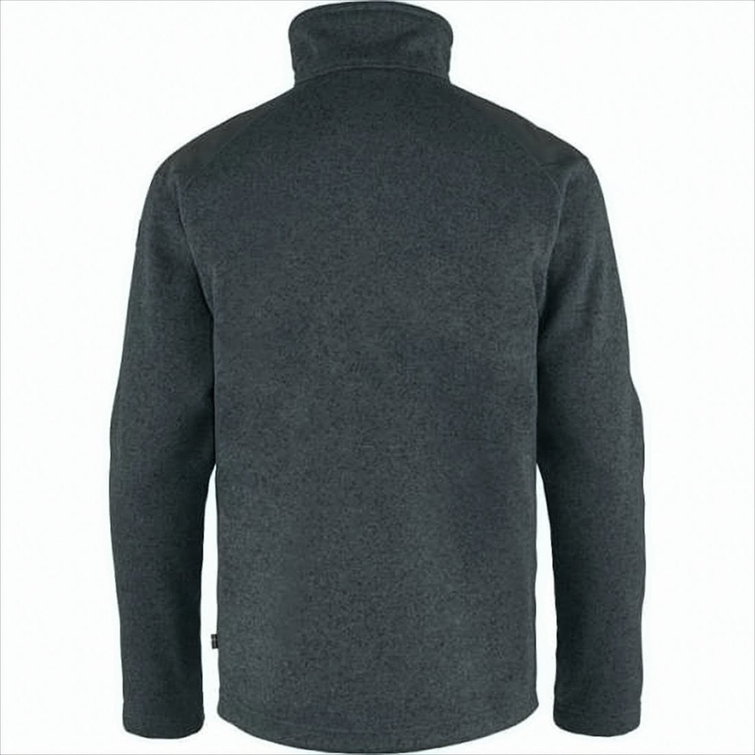 Fjallraven Kanken Textured Grey Casual Jacket With High Collar And Minimalist Design