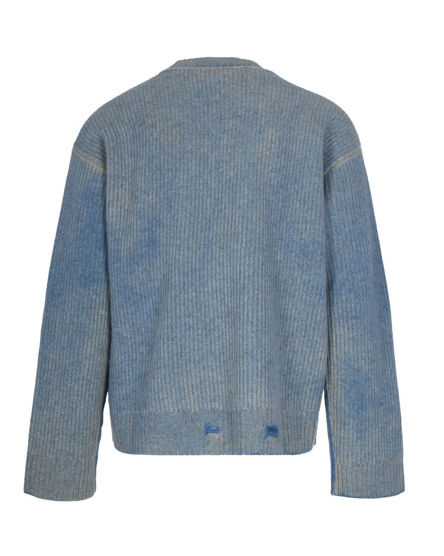 Represent Maglia Reversible Fade Out Knit Cloud