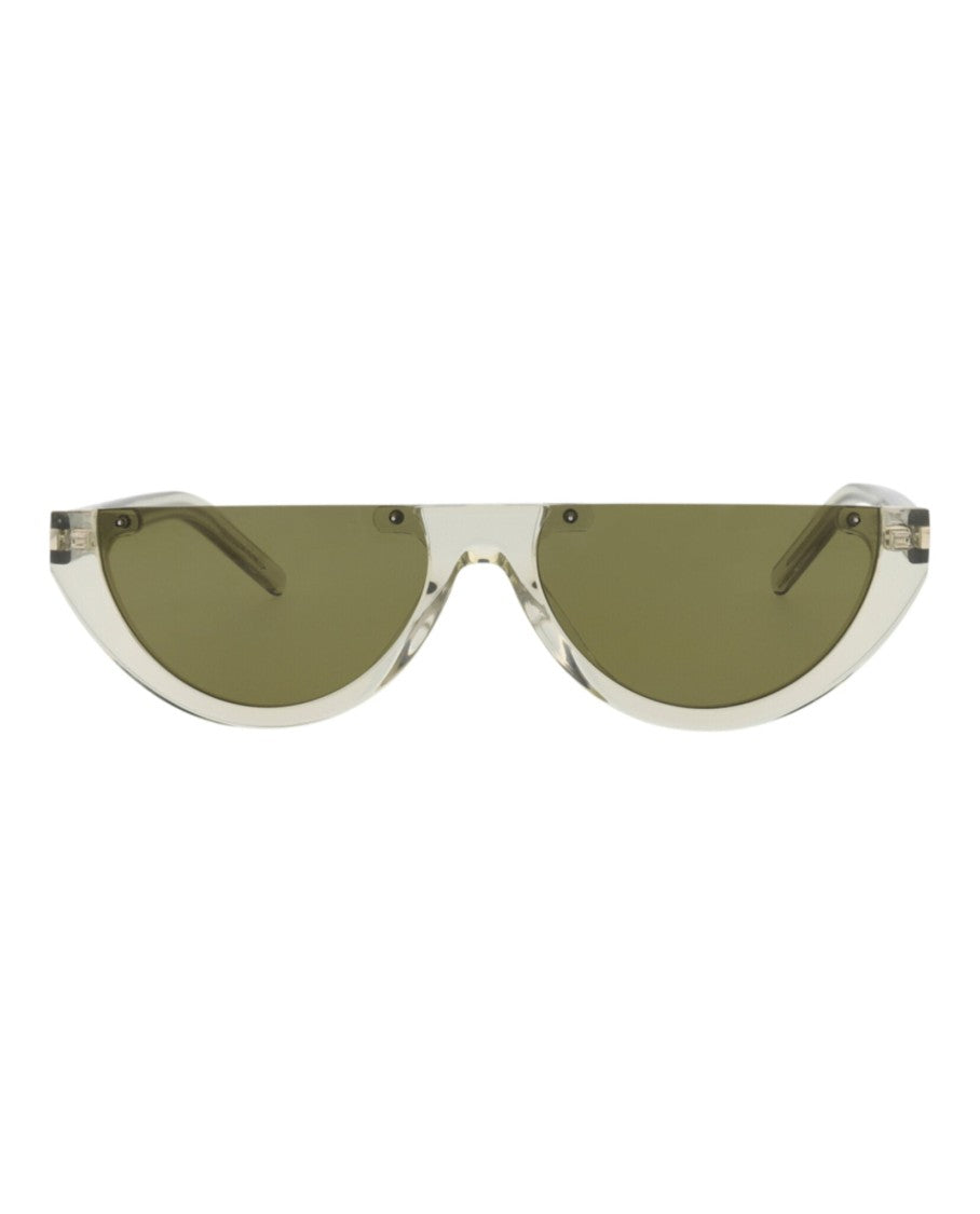 Saint Laurent Cat Eye-Frame Acetate Sunglasses With Saddle Nose Bridge